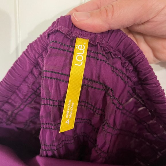 Lole strapless dress in plum - Picture 3 of 4